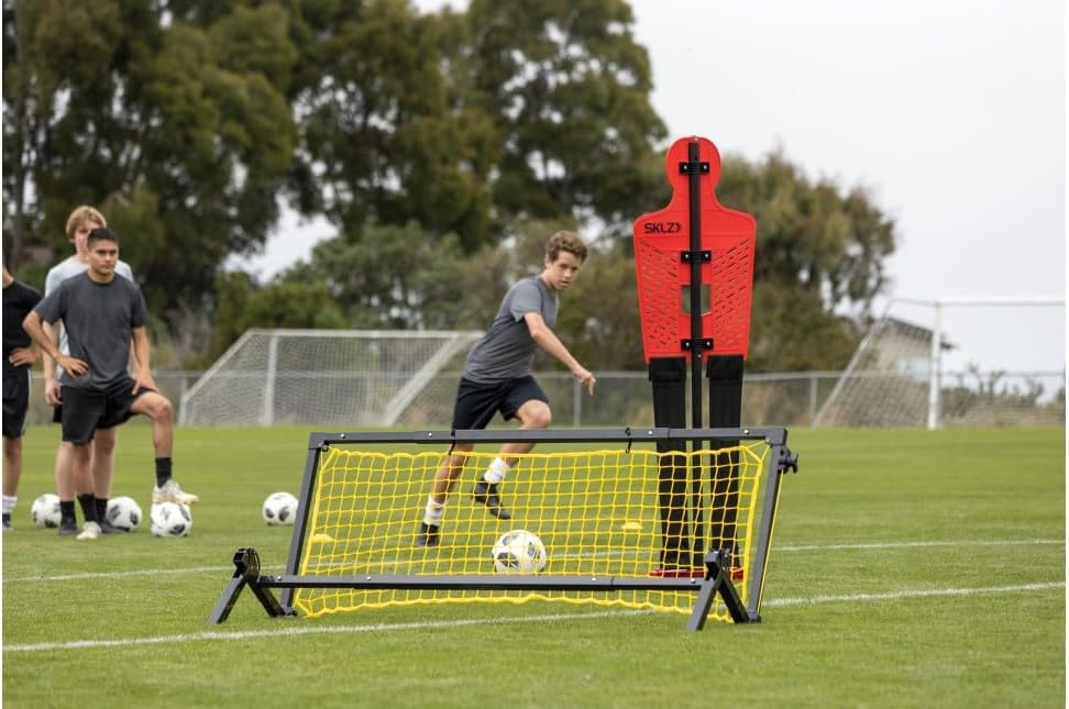 Adjustable Soccer Trainer Pro Rebounder (6 x 2.5 Feet),Black