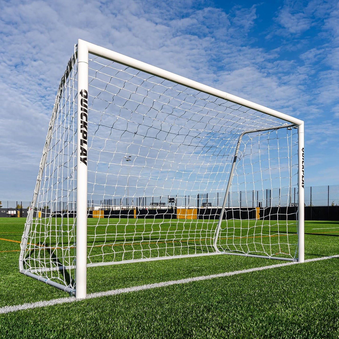 Premium Reinforced Aluminum Soccer Match Goal [Single Goal]