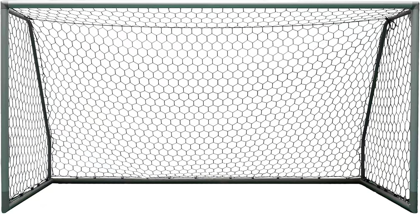 Pro Match 66mm Heavy Duty Aluminum Frame Soccer Goal with Premium Net