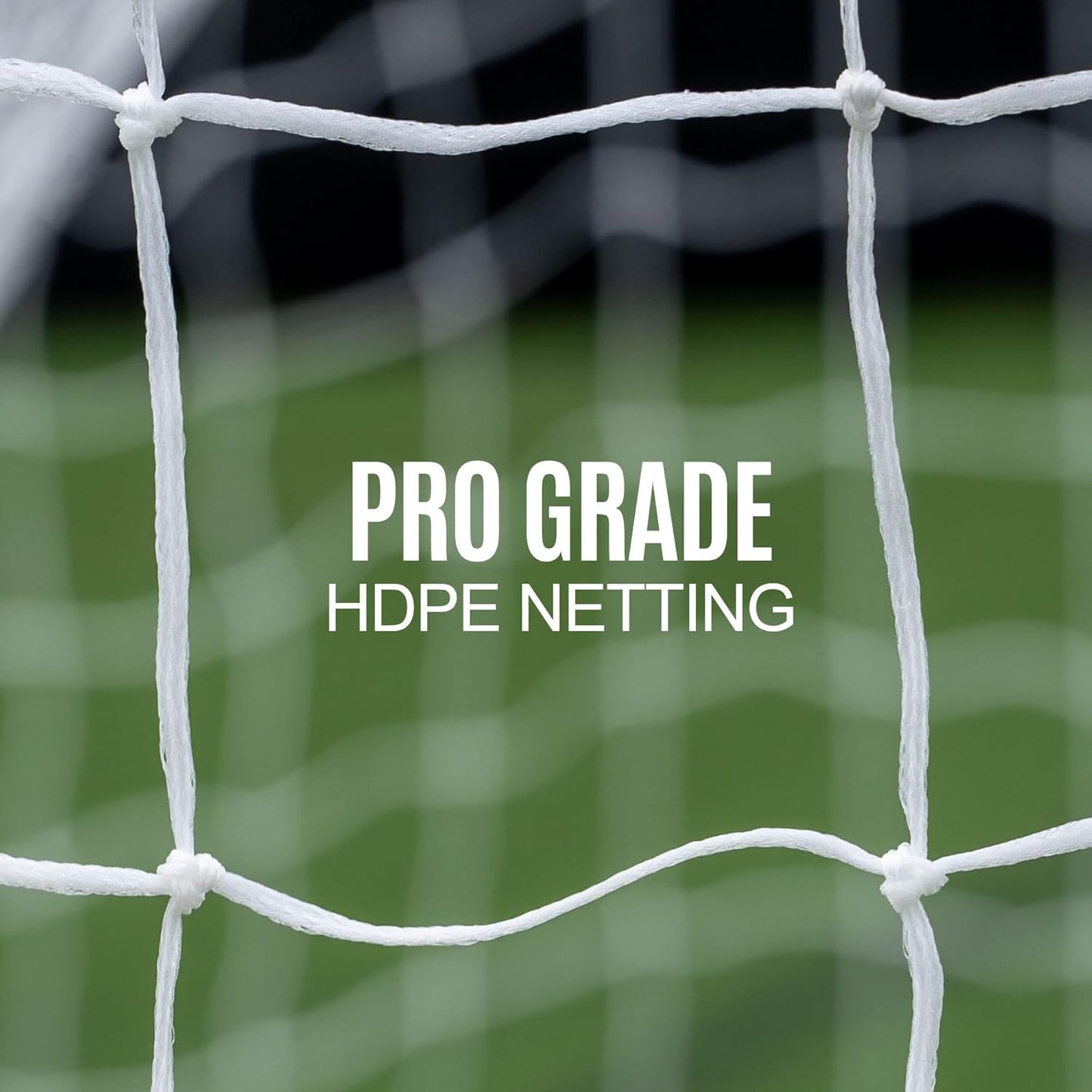 Premium Reinforced Aluminum Soccer Match Goal [Single Goal]